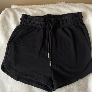 Black cotton shorts XS